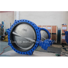 Double Flanged U Section Butterfly Valve with Ce ISO Wras Approved (CBF02-TU01)